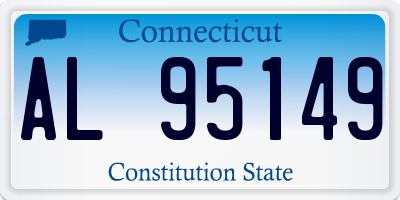 CT license plate AL95149