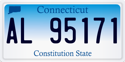 CT license plate AL95171