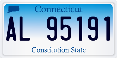 CT license plate AL95191