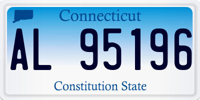 CT license plate AL95196