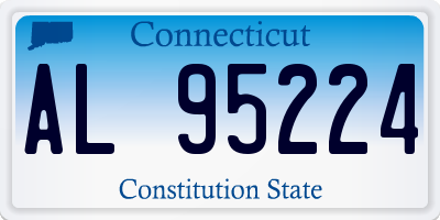 CT license plate AL95224