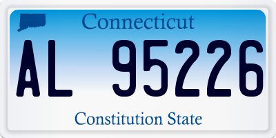 CT license plate AL95226