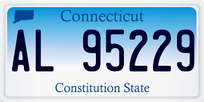 CT license plate AL95229
