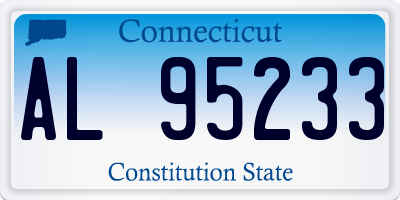CT license plate AL95233