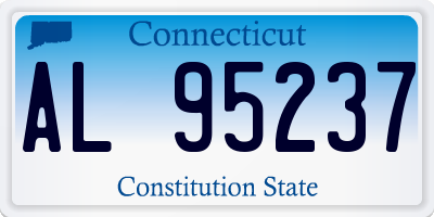 CT license plate AL95237