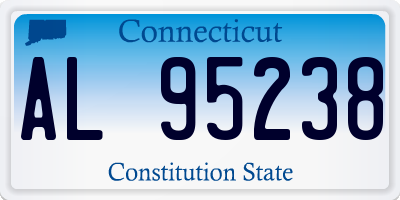 CT license plate AL95238