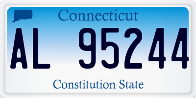 CT license plate AL95244