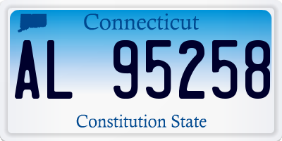 CT license plate AL95258