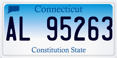 CT license plate AL95263