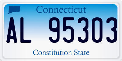 CT license plate AL95303