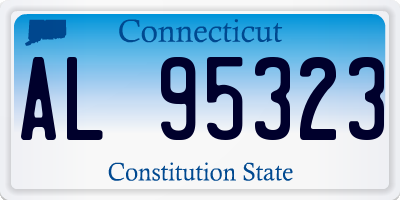 CT license plate AL95323