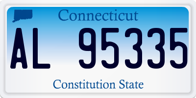 CT license plate AL95335