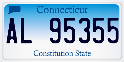 CT license plate AL95355