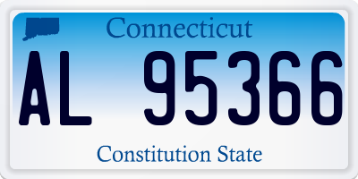 CT license plate AL95366