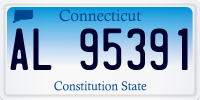 CT license plate AL95391