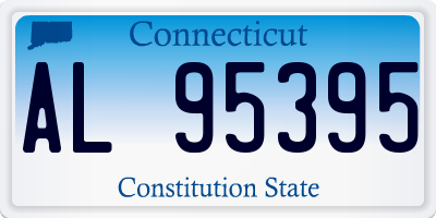 CT license plate AL95395