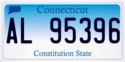 CT license plate AL95396