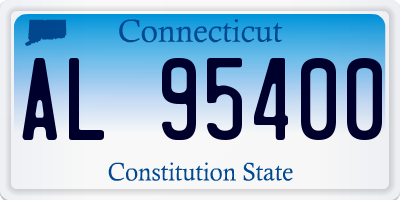 CT license plate AL95400