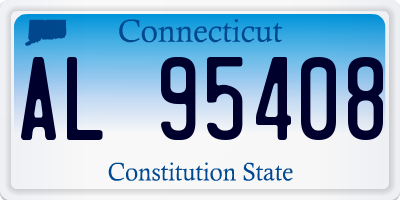 CT license plate AL95408