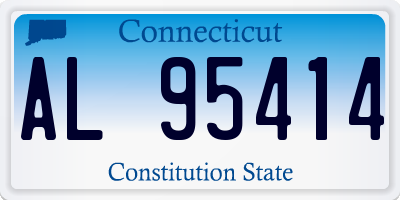 CT license plate AL95414