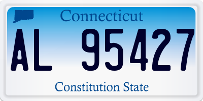 CT license plate AL95427