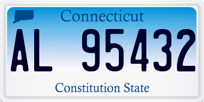 CT license plate AL95432