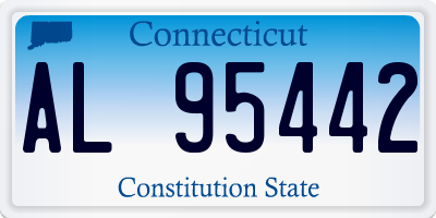 CT license plate AL95442