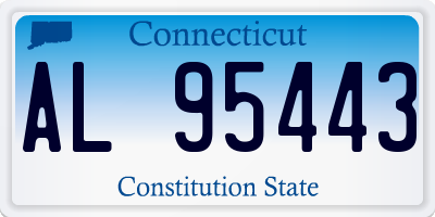 CT license plate AL95443