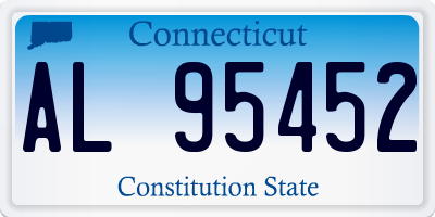 CT license plate AL95452