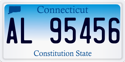 CT license plate AL95456