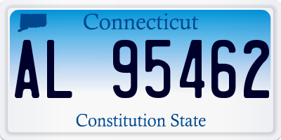 CT license plate AL95462