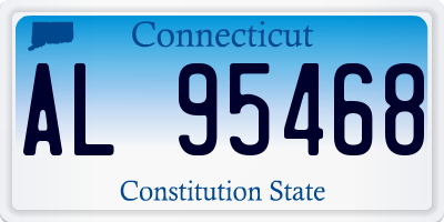 CT license plate AL95468