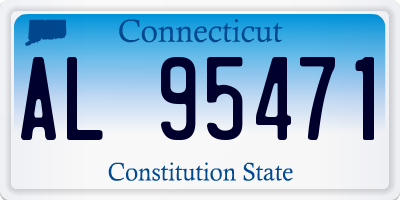 CT license plate AL95471