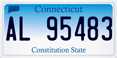 CT license plate AL95483