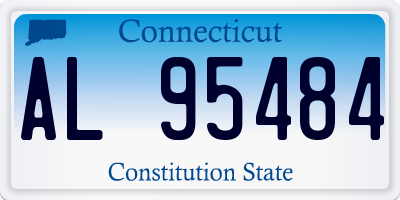 CT license plate AL95484