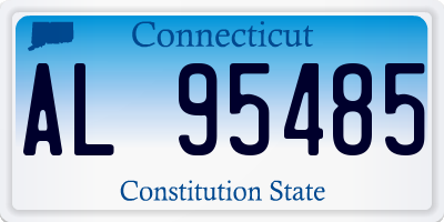 CT license plate AL95485