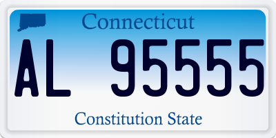 CT license plate AL95555