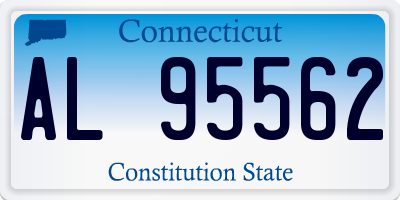 CT license plate AL95562
