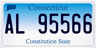 CT license plate AL95566