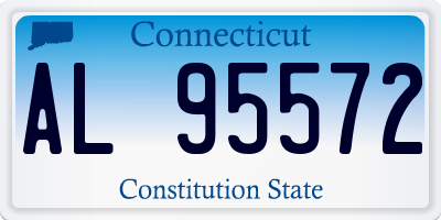 CT license plate AL95572