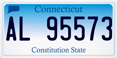 CT license plate AL95573