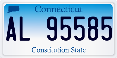 CT license plate AL95585