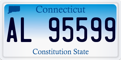 CT license plate AL95599