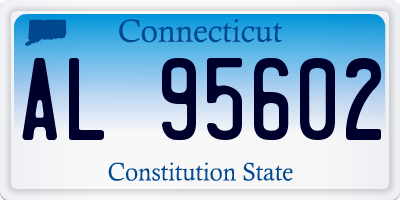 CT license plate AL95602