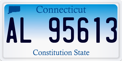 CT license plate AL95613
