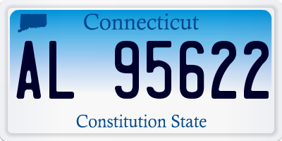 CT license plate AL95622