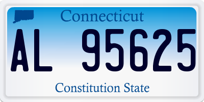 CT license plate AL95625