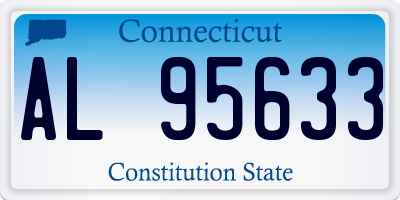 CT license plate AL95633