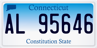 CT license plate AL95646