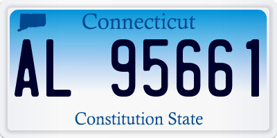 CT license plate AL95661